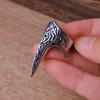 Vintage Carved Armor Rings for Men's Personality Charm Punk Hip Hop Fashion Biker Ring Stainless Steel Jewelry Gift Wholesale 3