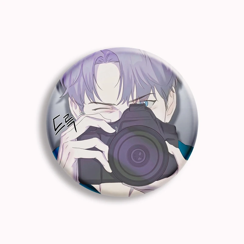 オタクプロジェクトコミックソフトボタンピン韓国 BL 漫画ブローチ