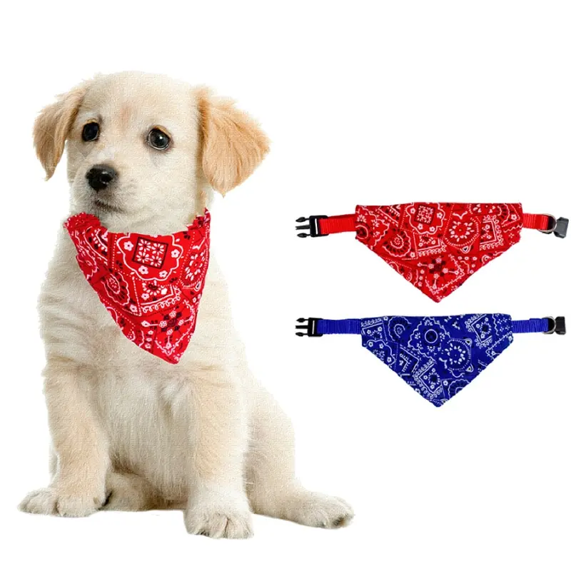 Pet Bib Pet Bibs Adjustable Pet Saliva Towel Dog Puppy Cat Neck Scarf Bandana Collar Triangle Bib Neckerchief