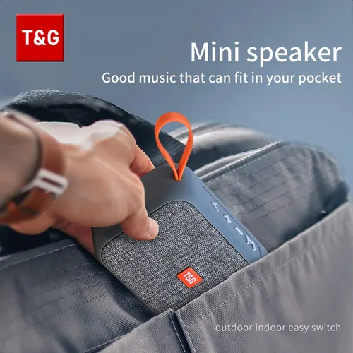 휴대용 미니 무선 스피커, TG506, 블루투스 5.0, 야외 실내 HIFI 라우드 스피커, 지지대 TF 카드, FM 라디오 방수 5