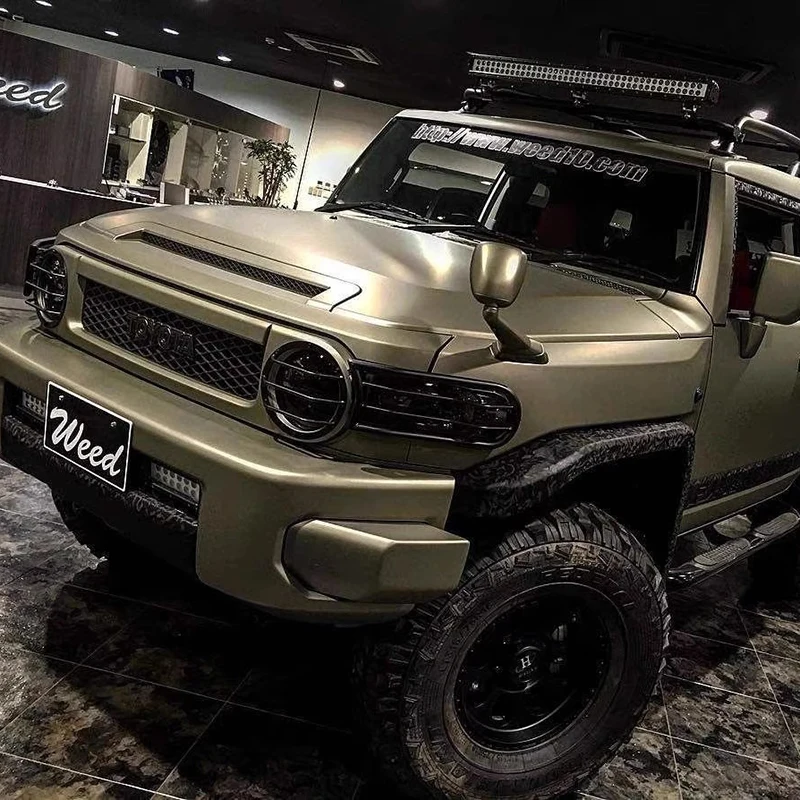 FJクルーザー用 ヘッドライトカバー グリル ガード 金属製