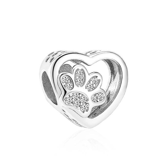 European Fit Original  Charms Silver 925  Bracelet Jewelry Diy Beads Little Mermaid Rabbit Dog Durian Accessories