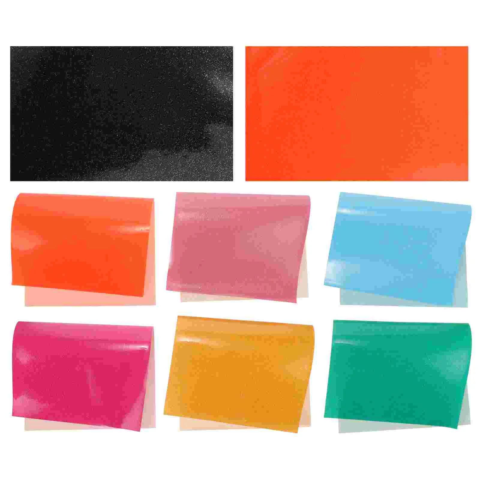 

8 Sheets Jelly Sheet Jelly Bag Materials Jelly Crafting Sheet Earring Making Material