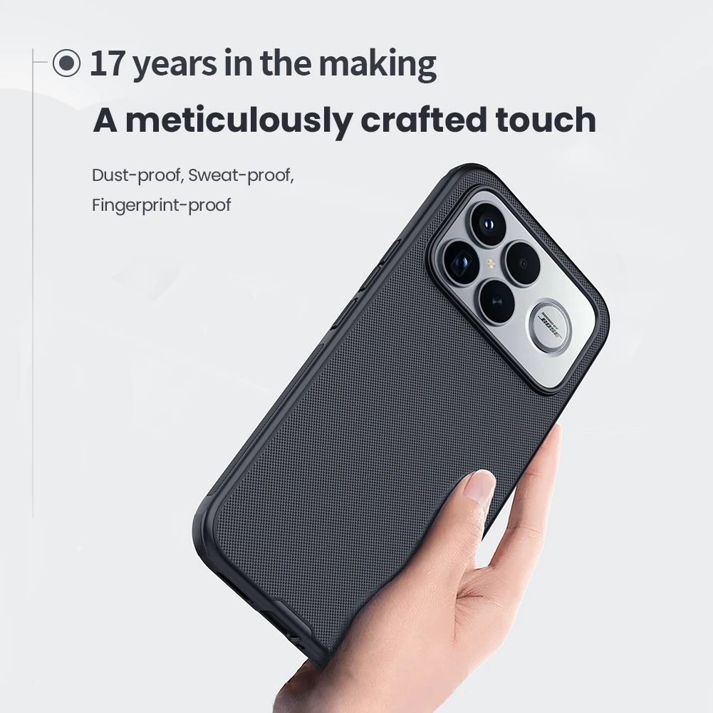 Für Redmi K90 Pro Max Hülle NILLKIN Fitted Case Magnetic Super Frosted Shield Hochwertige matte PC-Abdeckung – Detail 5