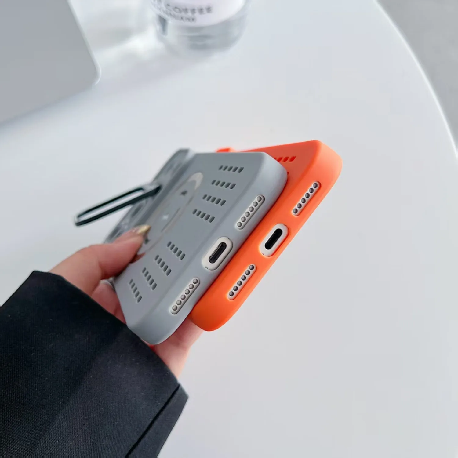 Breathable Soft Back Case with Cooling Heat Dissipation and Magnetic Compatibility