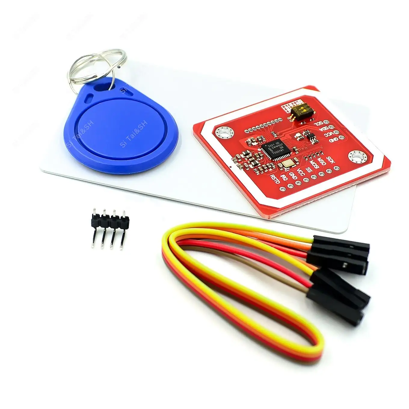 1Set Pn532 Nfc Rfid Modulo Wireless V3 Kit Utente Lettore Writer Mode Ic S50 Card Pcb Attenna I2C Iic Spi Hsu Per Arduino