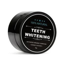 Activated Charcoal Teeth Whitening & Fresh Breath Powder (Black)
