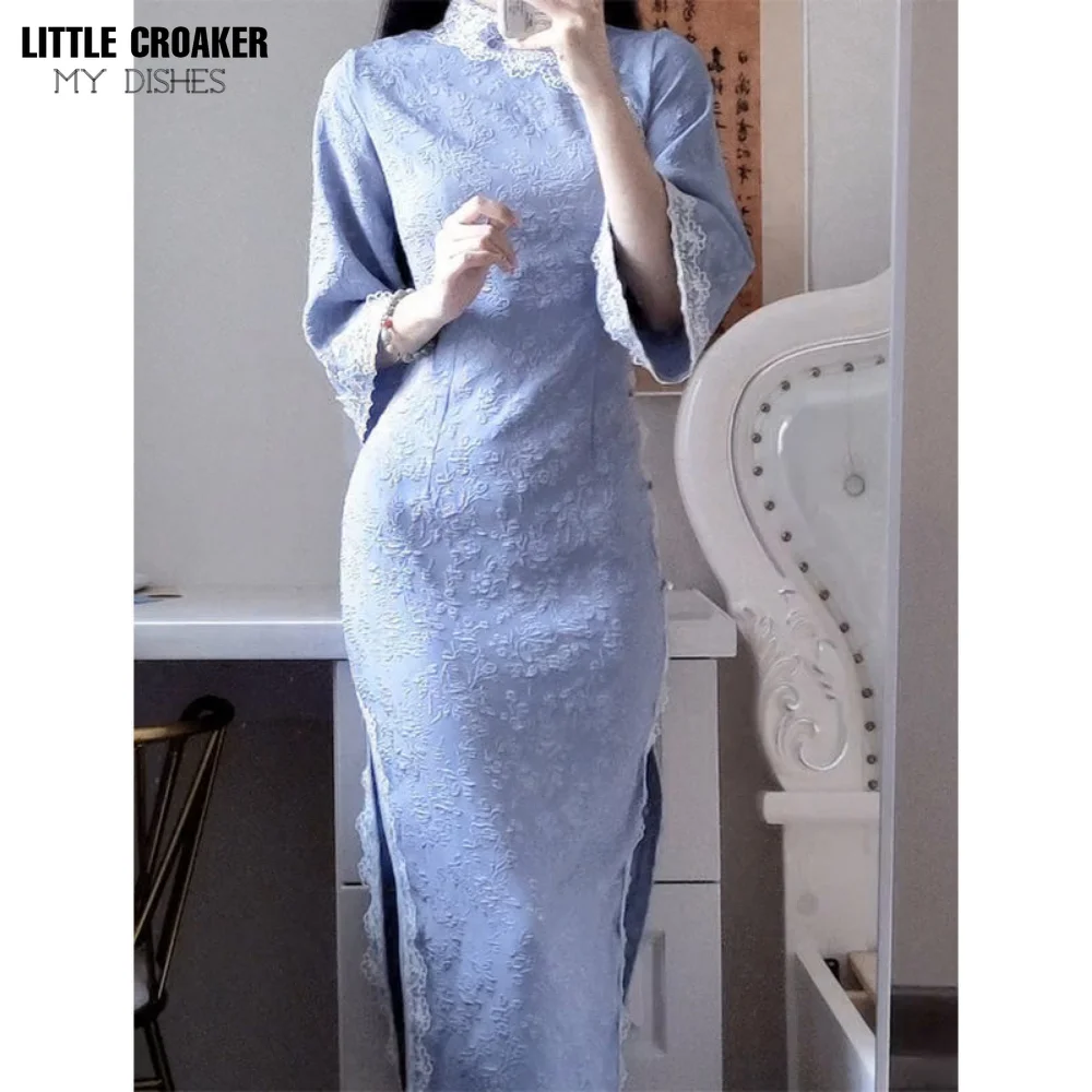 

Improvement Qipao 2023 Traditional Chinese Dress for Women Luxury Modified Version of The Cheongsam Dress Young Girls