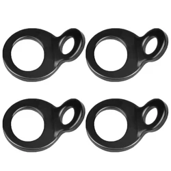 4 - Piece Stainless Steel Tie - Down Strap Rings Set for Motorcycles and Off - Road Vehicles (4Pcs)