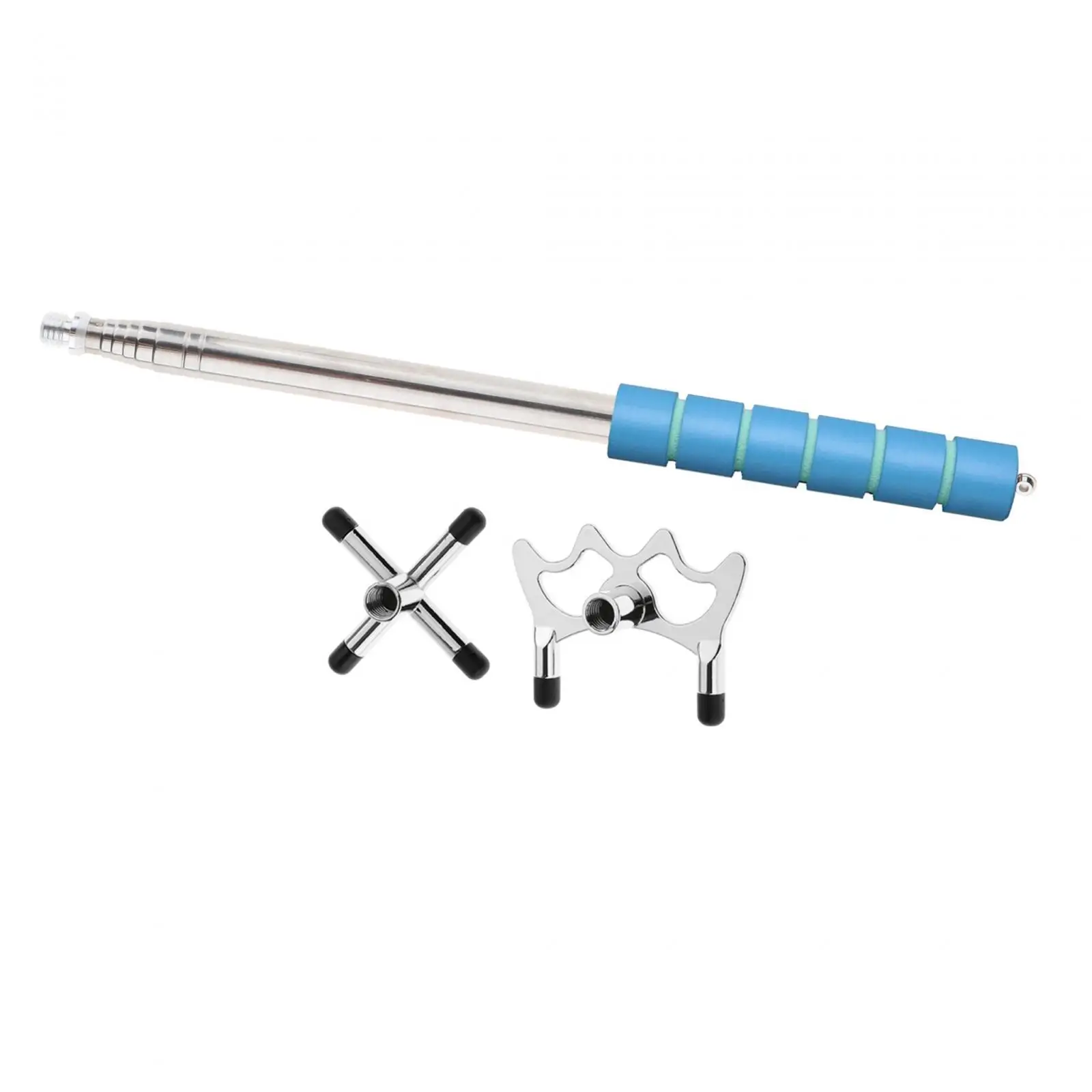 Billiards Pool Cue Stick Snooker Pool Cue Rack, Portable Billiards Cue Stick with Bridge Head