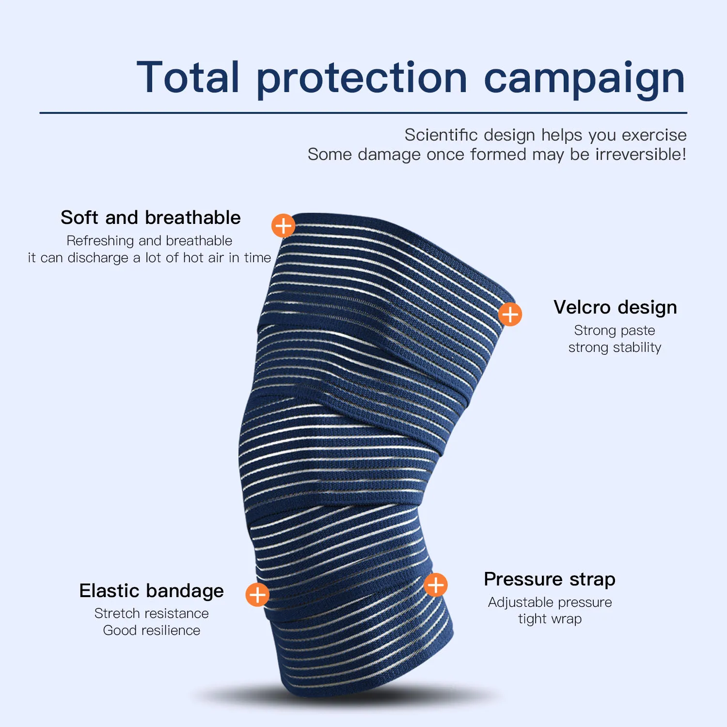 1 PC Tape Compression Bandage Ankle Sports Elbow protector pads Wraps Support Protector Ankle brace support Knee Pads