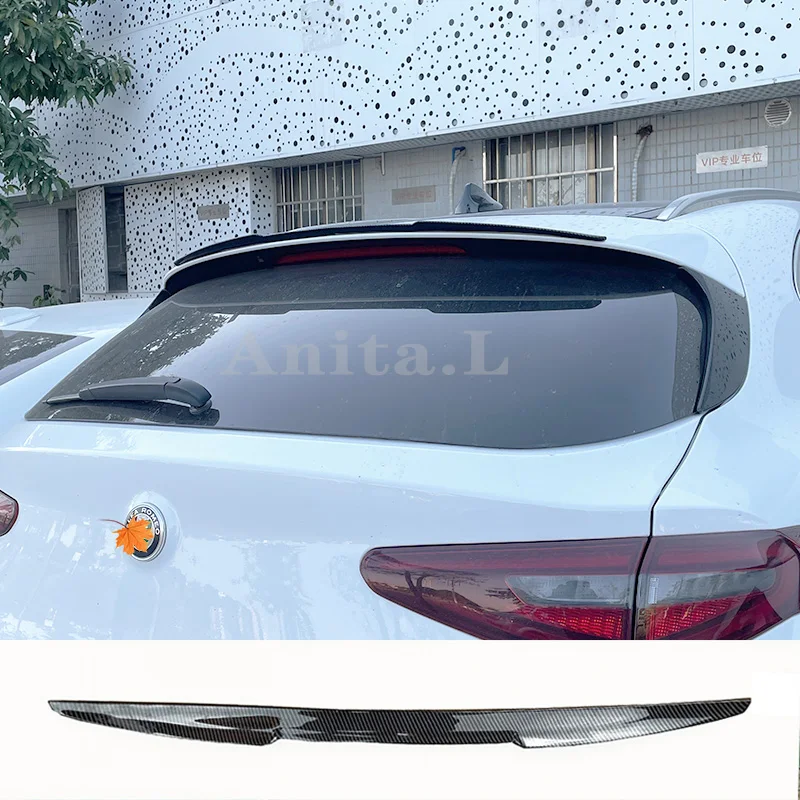 Per Alfa Romeo Giulietta Roof Spoiler Hatchback Suv 2016 - 2020 M4 Style Pu Plastic Carbon Look Rear Wing Body Kit Accessori