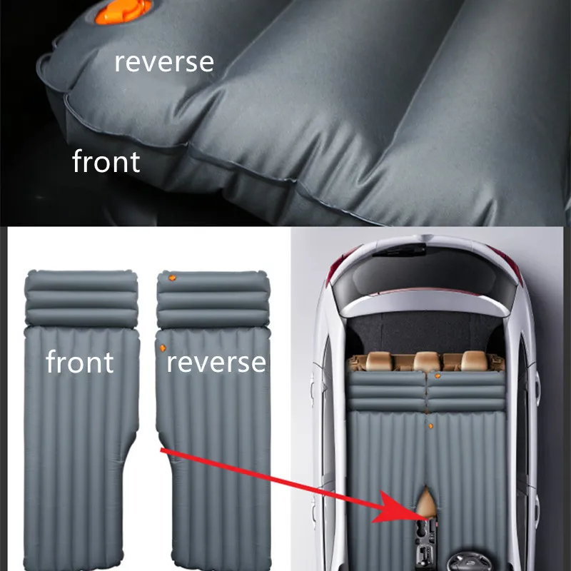 Best Universal Inflatable Car Mattress SUV Jeep Truck Car Back Seat Air Mattress Single Outdoor Camping Air Bed New