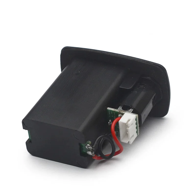 Battery Box for Guitar Equalizer, 9V, 6F22 Box with 4 Pin Plug, 6.35 Jack for Acoustic EQ, Black