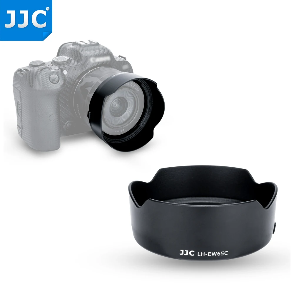 Jjc Ew-65C Paraluce Reversibile Petalo Di Fiore Per Fotocamera Canon Eos R6 R5 R3 Rp Ra R Compatibile Con Obiettivo Canon Rf 16Mm F/2.8 Stm