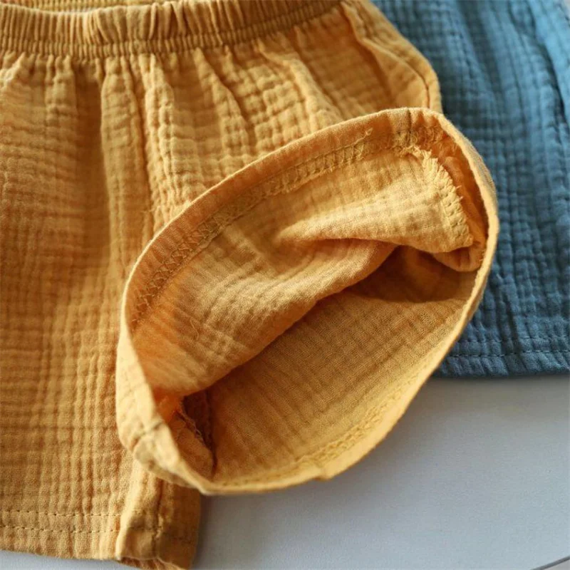 Baby Girls Boys Cotton Linen Shorts Summer Children's Five-point Pants Boys Girls Thin Breathable PP Pants clothing cotton shorts casual shorts