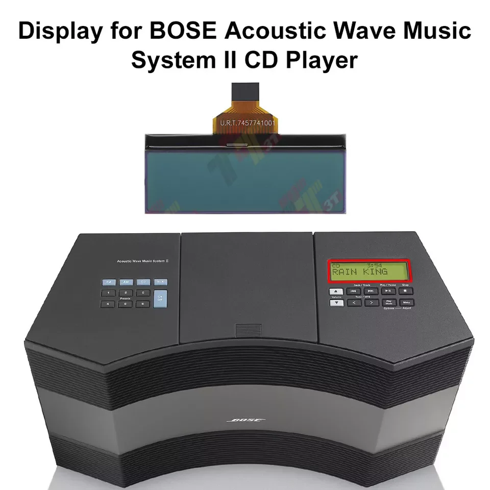 LCD Display for BOSE Acoustic Wave Music System II CD Player