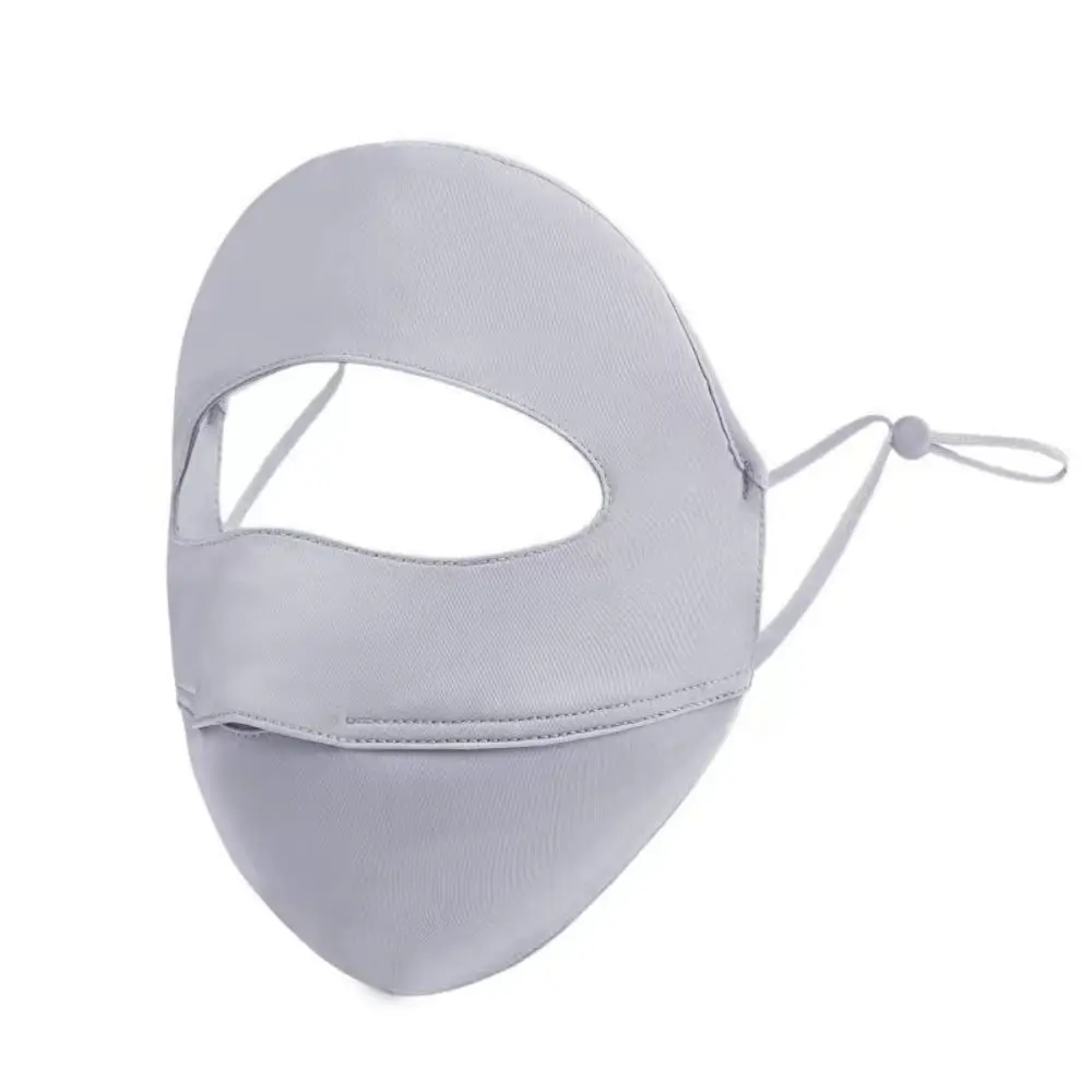 Summer Full Cover Face Mask Sunscreen Mask Ice Silk Uv Protection Breathable Face Shield Sunshade Cycling 5