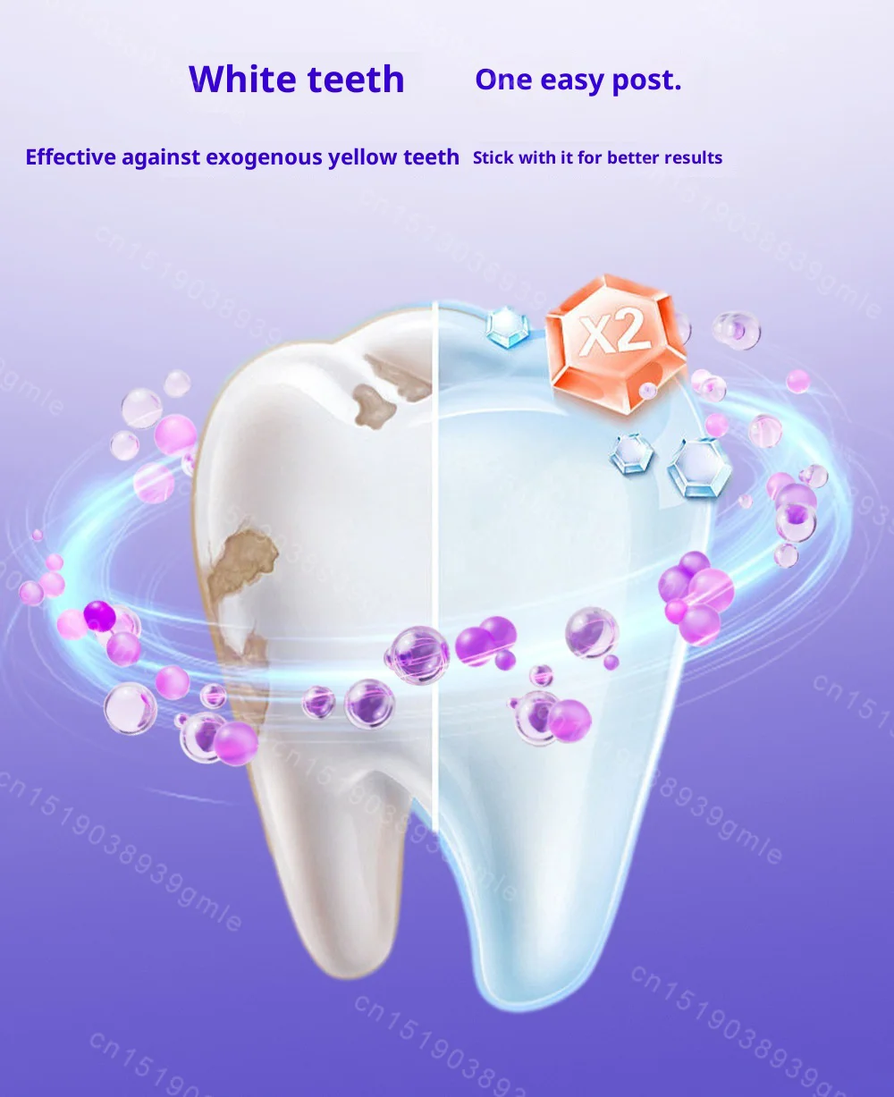 Teeth Whitening Strips For Dental Plaque And Yellow Stain Removal_voghion.com