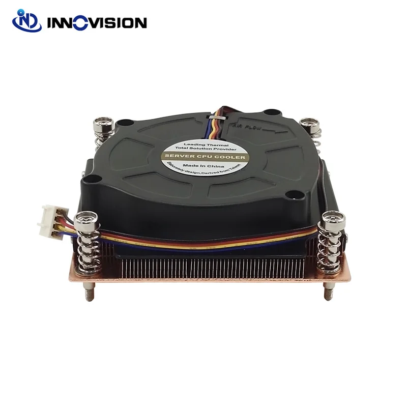 Dissipador de Calor Ativo Cpu Cooler para Intel Lga1700 78x78 mm Espaçamento de Furos Tdp 180w Vapor Chamber Base Novo 1u 1700 - Imagem 5