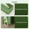 Light Luxury Tissue Box, Wall Mounted, Rectangular Tissue Storage Box, Self-Adhesive Napkin Holder, Kitchen Paper Dispenser Case 3