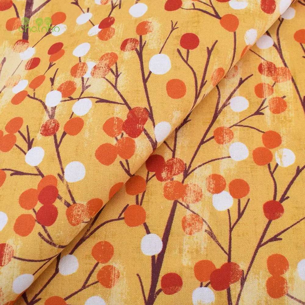 Chainho,Plain Weave Cotton Fabric,Handmade DIY Quilting Sewing Material,Patchwork Cloth,8 Bronzing Series,20x25cm/Piece,15CD2