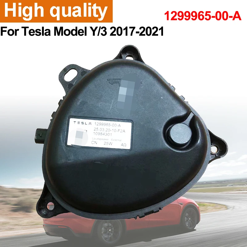 1299965-00-A Warning Buzzer Speaker Warning Buzzer Performance Upgrade For Tesla Model Y/3 Pedestrian Warning Speaker Horn Tesla Parts