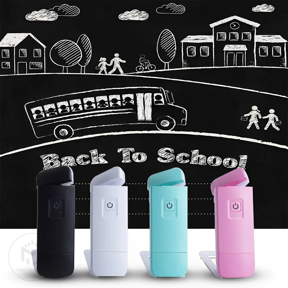USB Rechargeable Book Light Brightness Adjustable Clip Bookmark Light Led Book Lamp Night Read Lamp For Kids Bedroom Read