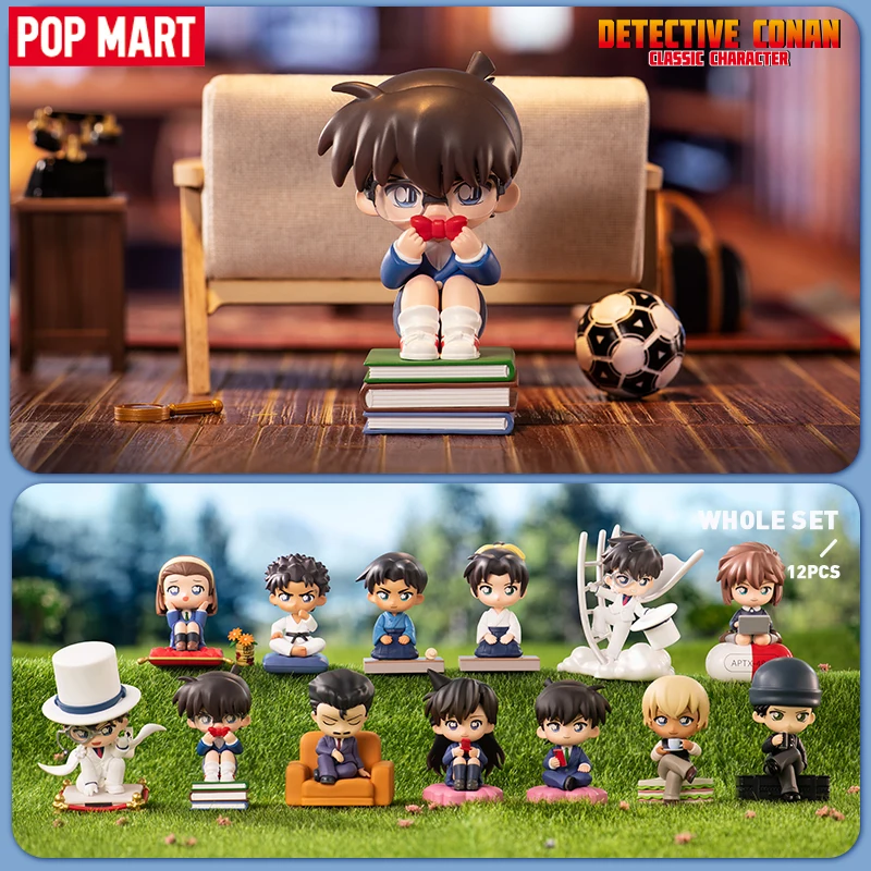 Pop Mart Detective Conan Classic Character Series Mystery Box Popmart Blind Box Action Figure Mori Ran Kid
