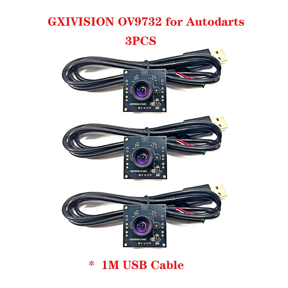 Autodarts Camera OV9732 GXIVISION 1M/2M USB cable 1MP 1280*720 30fps Camera module accuracy rate above 99%