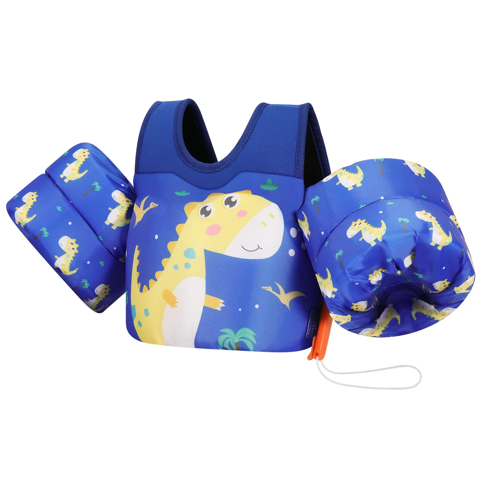 Description Picture 2 of itemMoKo Toddler Swim Vest Cartoon Arm Sleeve Life Jacket Swimsuit Foam Safety Beach Toys Floating Vest Baby Floats Swimming Ring