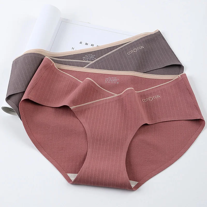 

M~4XL Jacquard Cotton Low Waist Belly Maternity Panties Plus Size Seamless Underwear For Pregnant Women Ladies Pregnancy Briefs