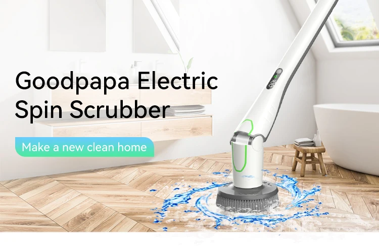 Description Picture 3 of itemHigh Quality Control spin scrubber spin scrubber bathroom cleaning brush spin scrubber