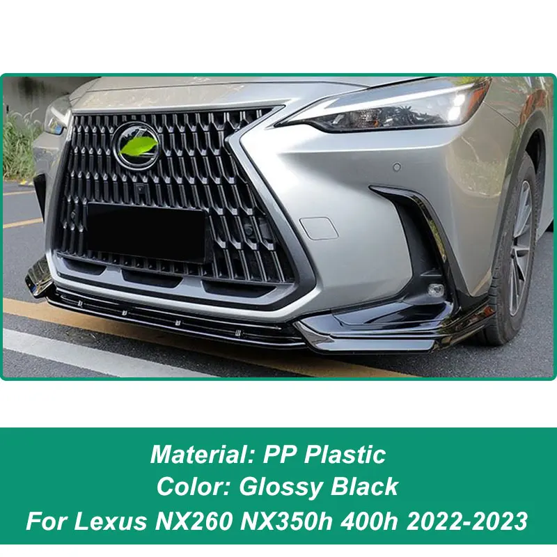 Lexus用のフロントとリアのバンパー,ダイバータディフューザー,ボディ