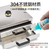 Rice roll machine small household 304 stainless steel steamer rice roll machine bracket drawer type household cold skin machine 3