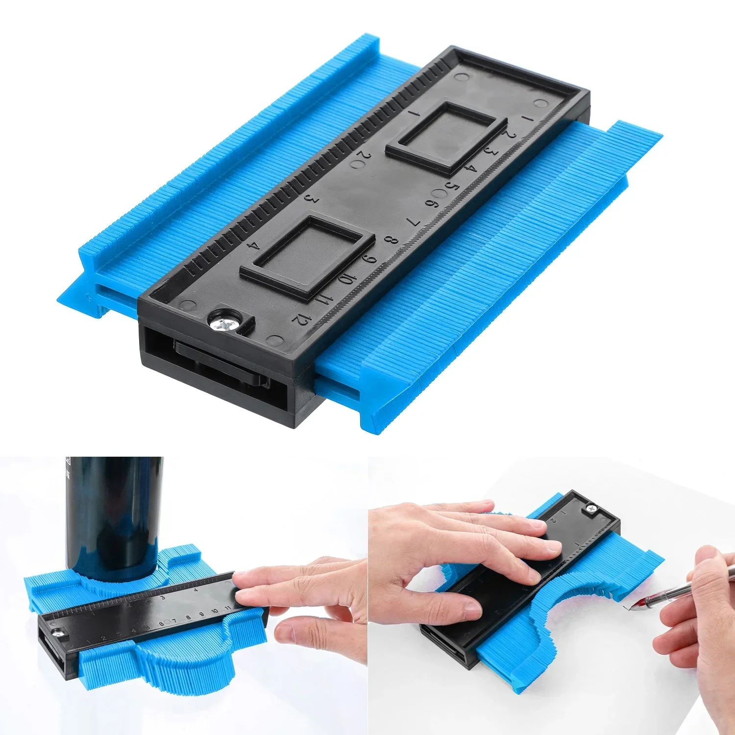 Contour Gauge Shape Gauge Duplicator Profile Duplication Gauge Contour Template Plastic Contour Copy Duplicator Measuring Tool