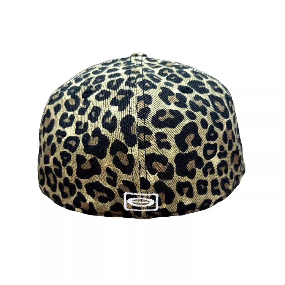 2025 Playboi Carti Yvl camo Fitted Hat Leopard print camouflage