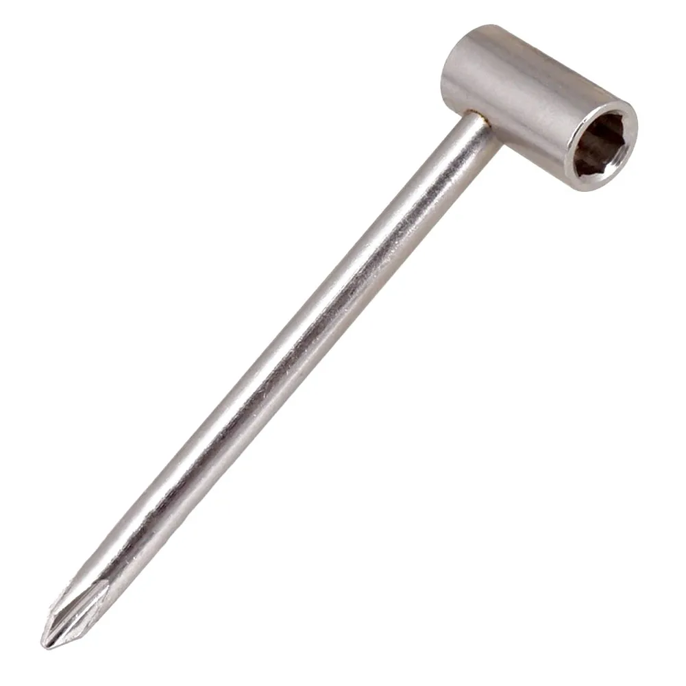 3PCS Gitarre Halsstab Einstellschlüssel 6,35/7/8mm Metall Innensechskant Akustische Gitarre Halsstab Spanner reparatur Werkzeuge – Detail 7