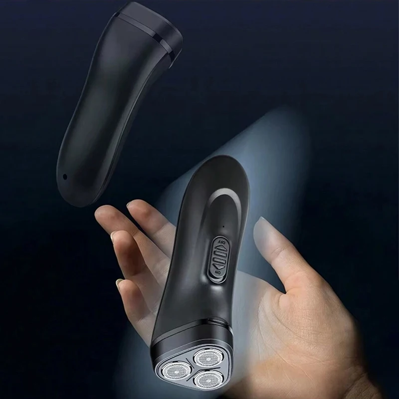 XIAOMI Electric Shaver 3D Floating Razor Washable Rechargeable Electric Razor Triple Blade Beard Trimmer Whole Body Wash USB 4