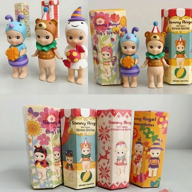 

Sonny Angel Mystery Box Halloween Christmas Birthday Cake Collection Fashion Play Blind Box Toys Figures Decorative Gifts