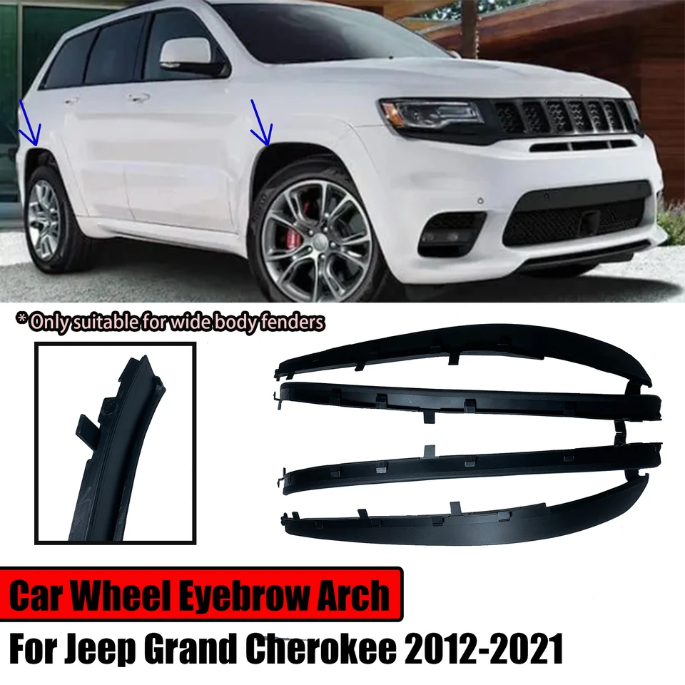 Voor 2011-2016 Jeep Grand Cherokee Voorspatbordverbreders Wiellijst Wenkbrauw 1mp38rxfaech1291106 1mp39rxfaech1290106