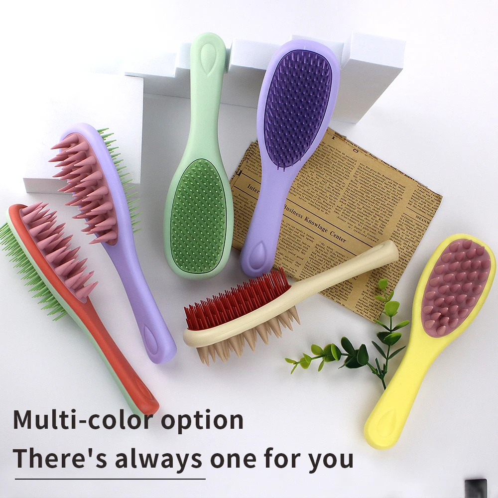 Dual-Sided Shampoo and Brush Comb