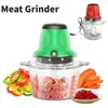 Electric Meat Grinders 2L Food Crusher Stainless Steel Multifunctional Vegetable Slicer Processor Chopper Kitchen Appliances 1