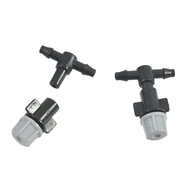 10 Db Szürke Spray-Fúvóka 4/7 Mm-Es Pólóval Öntözni Öntözve A Növényekre Permetező Sugarat 0,6-0,9 M Kiváló Minőségű Fúvóka - Image 5