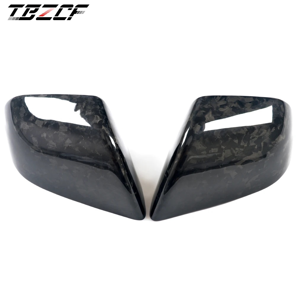 TTCR-II 2 PCS Compatibile con Ricambio Specchietti Esterni Tesla Model Y 2020 2021 2022 2023 2024 Tappo Copri Specchietto Laterale Sinistra+Destra-Nero Brillante