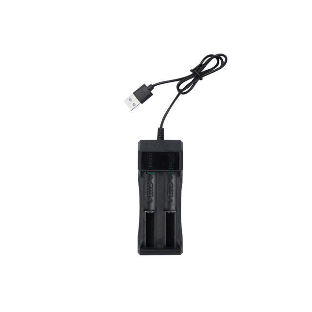 /18650 Battery Charger Universal 2 Slot Li-ion Battery USB Charger Smart led Chargering for Rechargeable Batteries