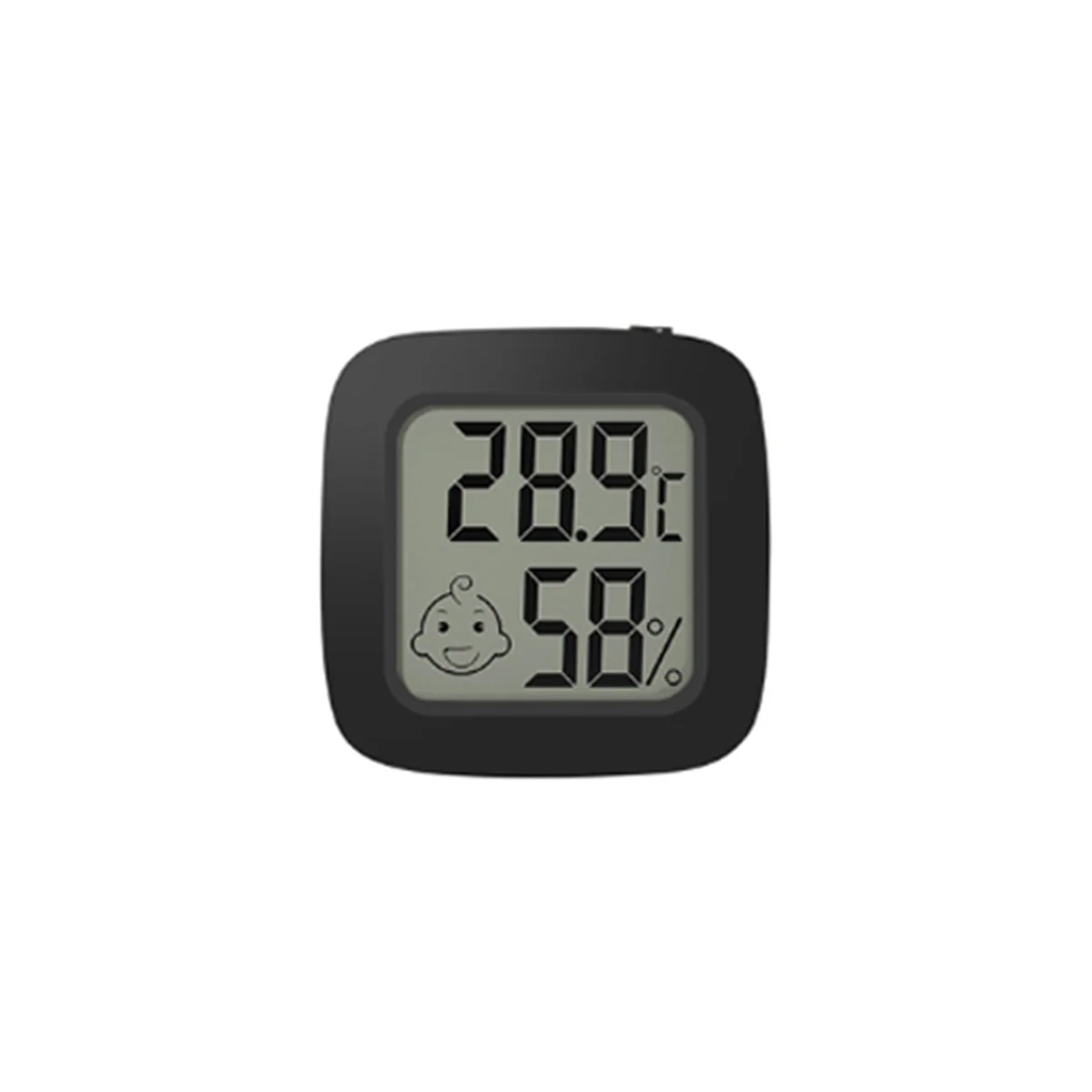 

Mini LCD Digital Thermometer Hygrometer Magentic Temperature Meter Humidity Sensor Black