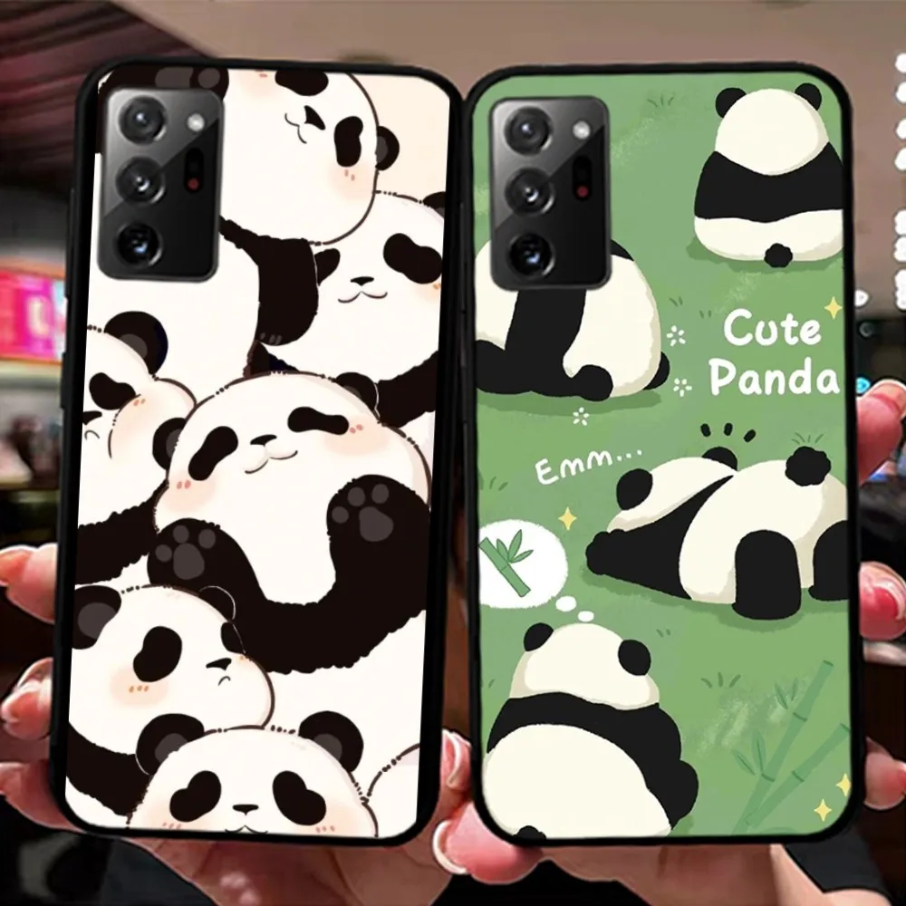 Panda Custodia Per Telefono Carina Per Samsung Note 8 9 10 20 Pro Plus Lite M 10 11 20 30 21 31 51 A 21 22 42 02 03