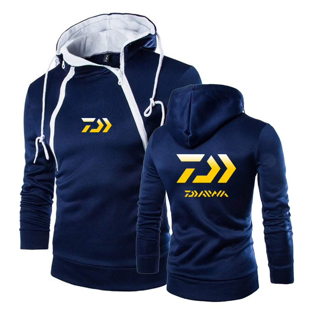 Daiwa Fishing 2023 Brand Mens Hoodies Sweatshirts Pullover Long-Sleeved  Casual comfort Breathable Zipper Male tops Clothing - AliExpress