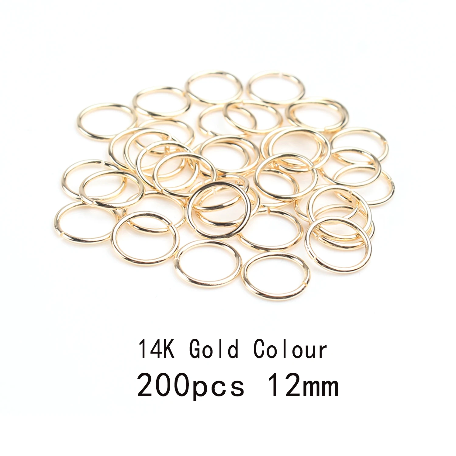 3-12mm Gold Silber Kupferfarbene Spaltringe Verbinder Schleifen Offene Biegeringe Metall Für Diy Schmuckherstellung Zubehör – Detail 12